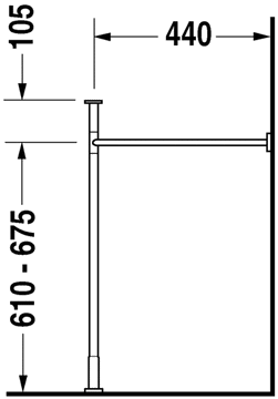 Vero Metal console by Duravit - view 6