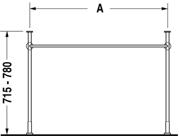 Vero Metal console by Duravit - view 8