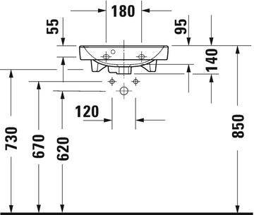 Duravit No.1 Hand basin by Duravit - view 5