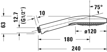 Hand shower by Duravit - view 8