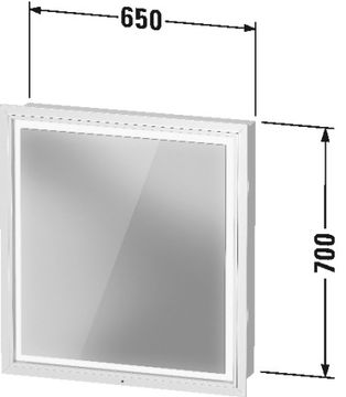 Vitrium Mirror cabinet by Duravit - view 6