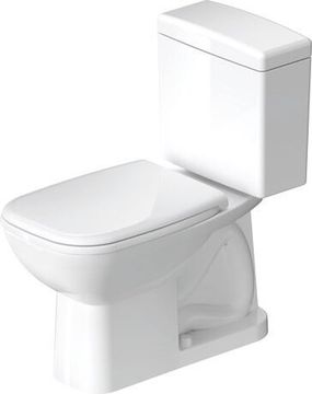 D-Code Two-piece toilet by Duravit - view 6