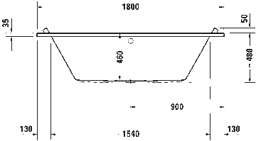Starck tubs & showers Bathtub by Duravit - view 4