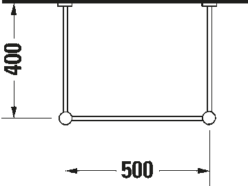 Scola Metal console by Duravit - view 9