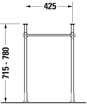 Vero Metal console by Duravit - view 9