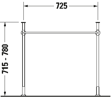 Vero Metal console by Duravit - view 9