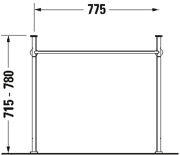 Vero Metal console by Duravit - view 9