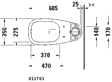D-Code Two-piece toilet by Duravit - view 7