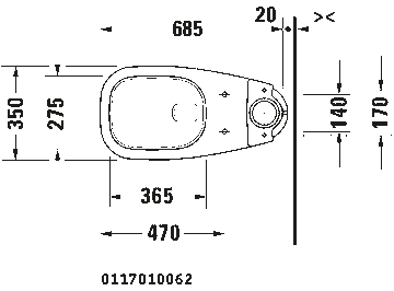 D-Code Two-piece toilet by Duravit - view 8