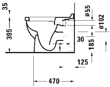 Starck 3 Floorstanding toilet by Duravit - view 8