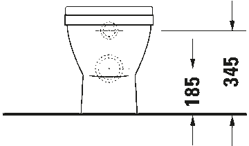 Starck 3 Floorstanding toilet by Duravit - view 9