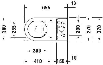 Starck 3 Toilet close-coupled by Duravit - view 3