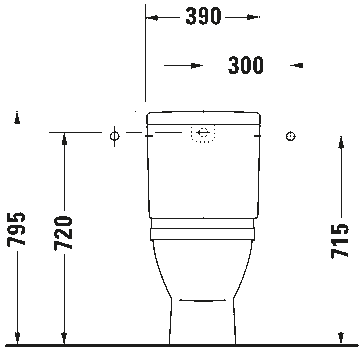 Starck 3 Toilet close-coupled by Duravit - view 5