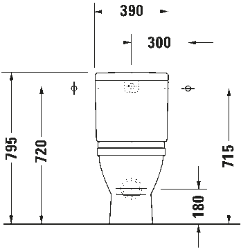 Starck 3 Toilet close-coupled by Duravit - view 6