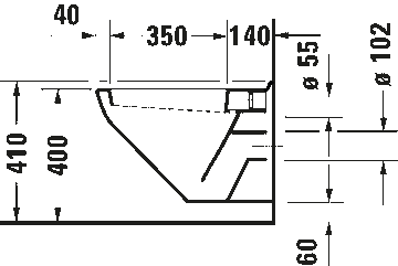 Duraplus Wall-mounted toilet Hornberg by Duravit - view 4