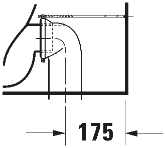 Starck 1 Toilet close-coupled by Duravit - view 5