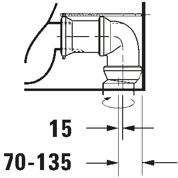 Starck 1 Toilet close-coupled by Duravit - view 6