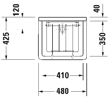Starck 3 Utility Basin by Duravit - view 7