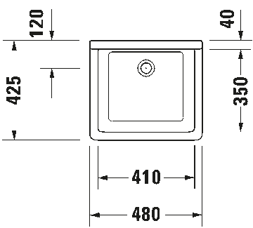 Starck 3 Utility Basin by Duravit - view 8