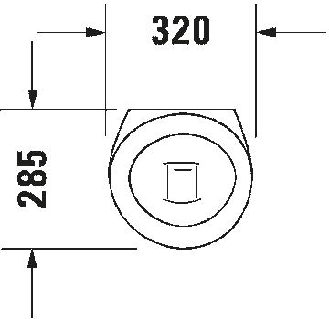 Starck 1 Urinal by Duravit - view 3