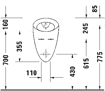 Starck 1 Urinal by Duravit - view 5
