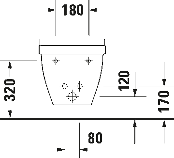 Starck 3 Wall-mounted bidet by Duravit - view 8
