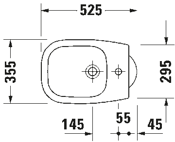 D-Code Floorstanding bidet by Duravit - view 3