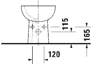 D-Code Floorstanding bidet by Duravit - view 5