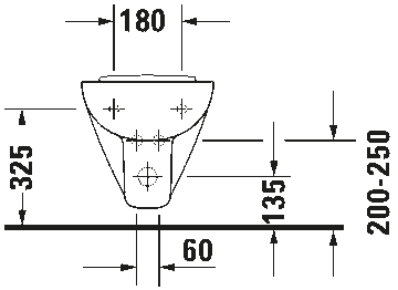 D-Code Wall-mounted bidet Compact by Duravit - view 9