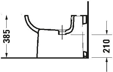 D-Code Floorstanding bidet by Duravit - view 4