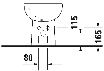 D-Code Floorstanding bidet by Duravit - view 5