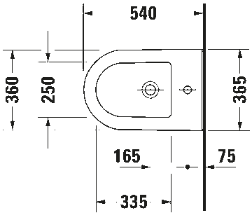 Darling New Wall-mounted bidet by Duravit - view 4