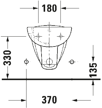 D-Code Wall-mounted bidet by Duravit - view 6