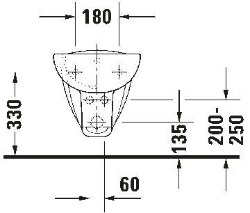 D-Code Wall-mounted bidet by Duravit - view 7