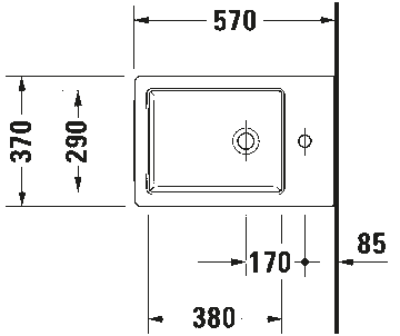 Vero Air Wall-mounted bidet by Duravit - view 3