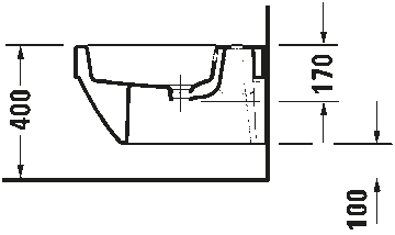 Vero Air Wall-mounted bidet by Duravit - view 4