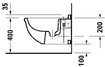 Starck 3 Wall-mounted bidet by Duravit - view 8