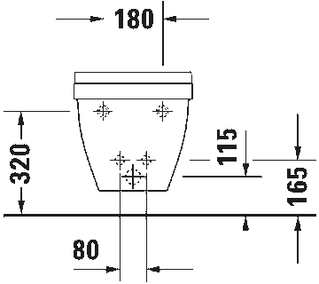 Starck 3 Wall-mounted bidet by Duravit - view 9