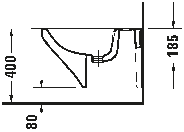 DuraStyle Wall-mounted bidet by Duravit - view 6