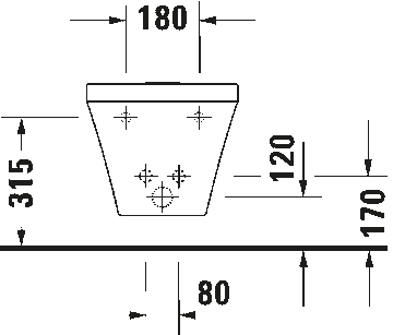 DuraStyle Wall-mounted bidet by Duravit - view 7