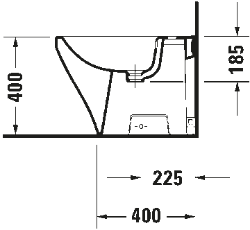 DuraStyle Floorstanding bidet by Duravit - view 5