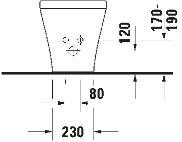 DuraStyle Floorstanding bidet by Duravit - view 6