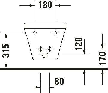 DuraStyle Wall-mounted bidet by Duravit - view 6