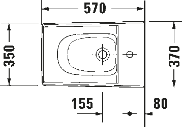 Viu Wall-mounted bidet by Duravit - view 3