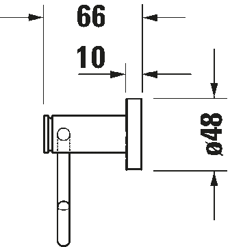 D-Code Toilet paper holder by Duravit - view 7