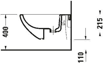 Architec Wall-mounted bidet by Duravit - view 5