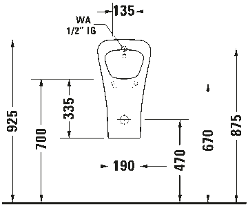 DuraStyle Urinal by Duravit - view 7