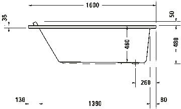 Starck tubs & showers Bathtub by Duravit - view 5