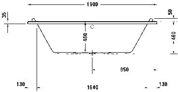 Starck tubs & showers Bathtub by Duravit - view 4