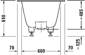 Vitrium Bathtub by Duravit - view 8
